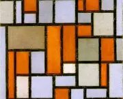 Piet-Mondrian-Composition-in-Grey-and-Ochre