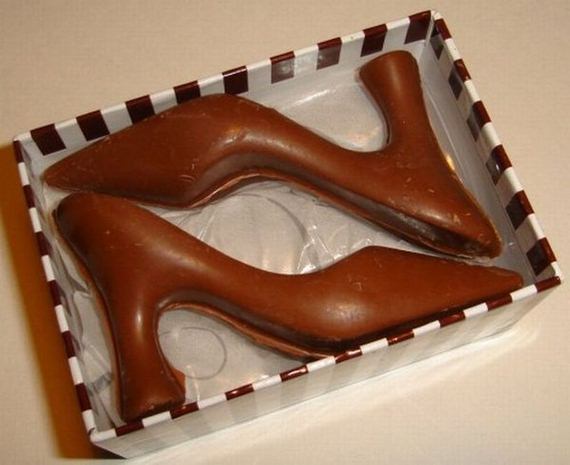 Chocolate em Formato de Sapato de Salto