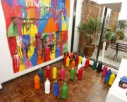 Secretaria de Estado da Educação do Paraná, Centro Juvenil de Artes Plasticas tem exposicao de alunos. 03-07-15. Foto: Hedeson Alves