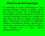 Quais as Bases e Concepções da Teoria Evolucionista da Antropologia (3)
