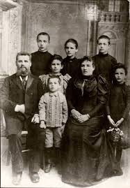 Lasar Segall, o caçula, com pais e irmãos, em 1897, em Vilnius