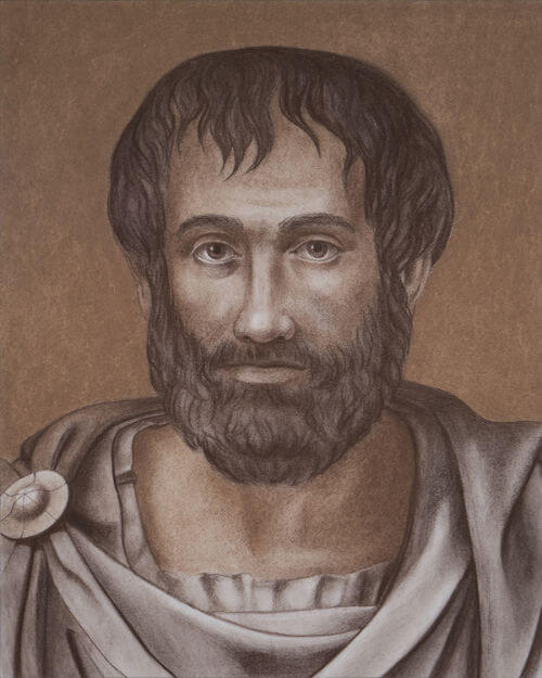 Ilustração de Aristóteles