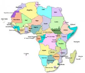 Países que Pertencem à África